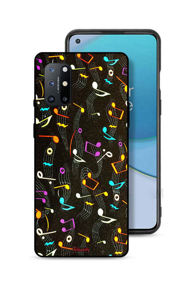 OnePlus 8T Plus 5G Protective Case Cover Music Fabric Pattern