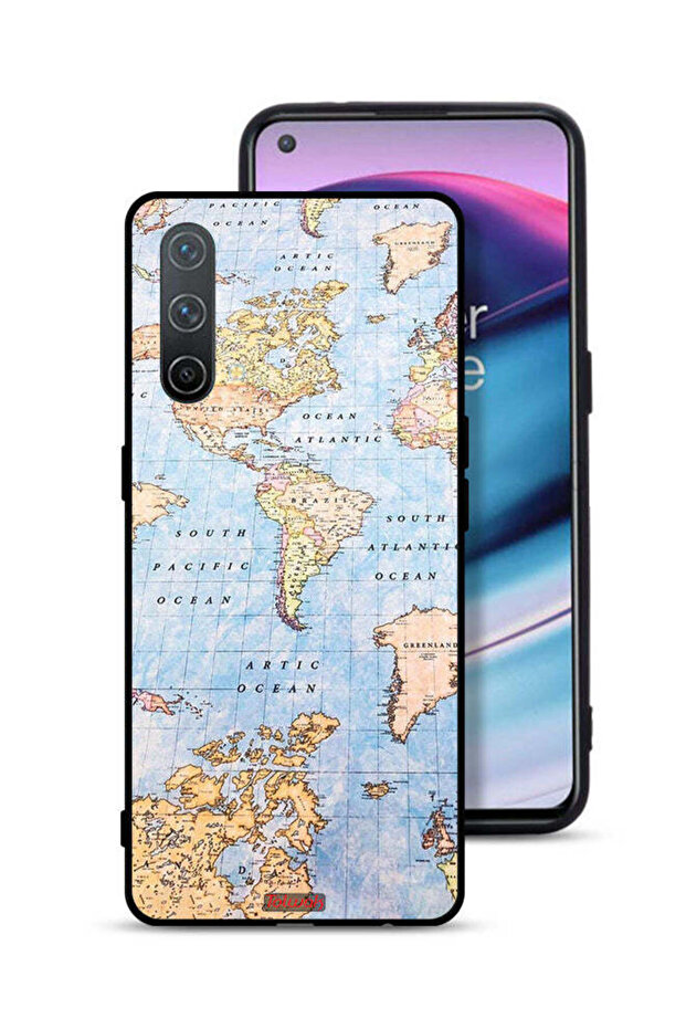 غطاء حماية OnePlus Nord CE 5G - خريطة العالم