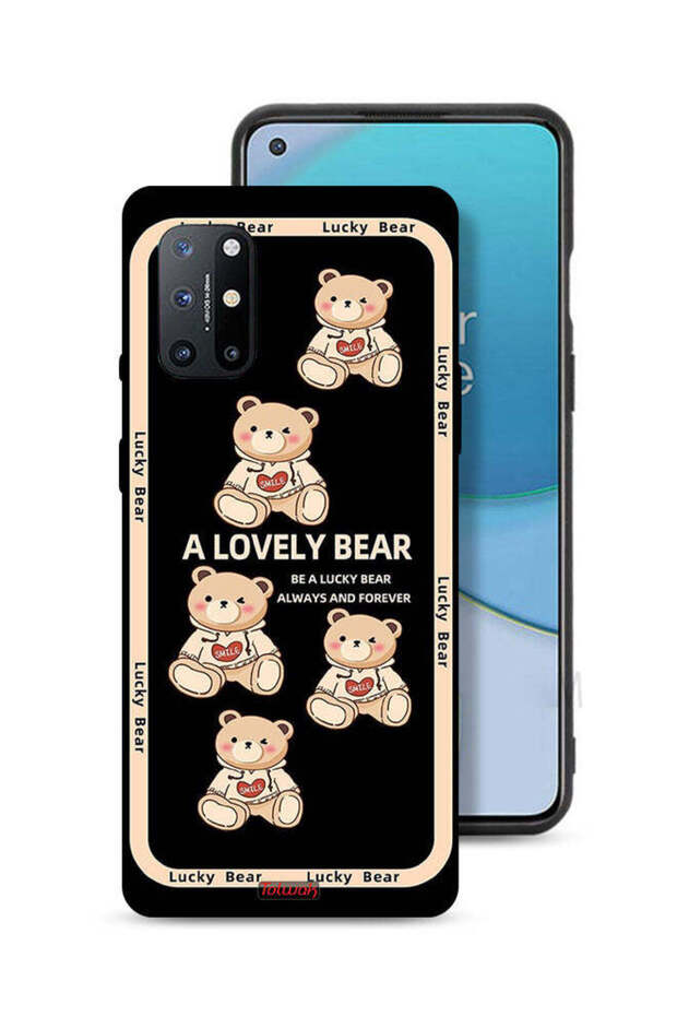 غطاء حماية لهاتف OnePlus 8T 5G بطبعة دب جميل