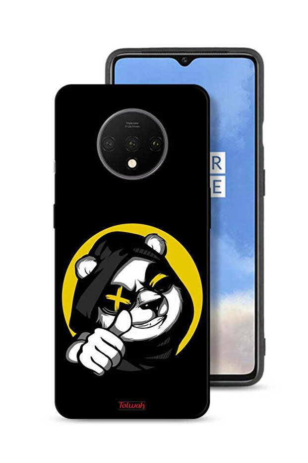 غطاء حماية لهاتف OnePlus 7T بتصميم قطة مارشميلو لطيفة