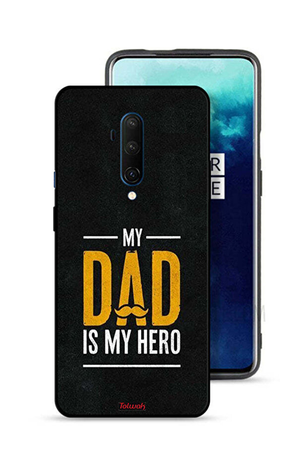 غطاء حماية لهاتف OnePlus 7T Pro - أبي هو بطلي