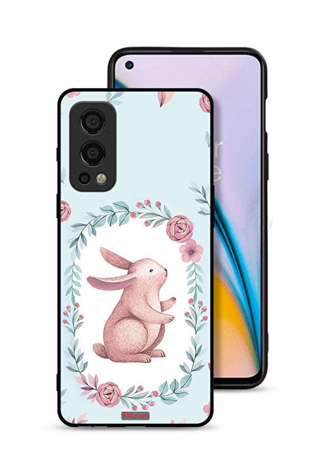 غطاء حماية لهاتف OnePlus Nord 2 5G بتصميم أرنب