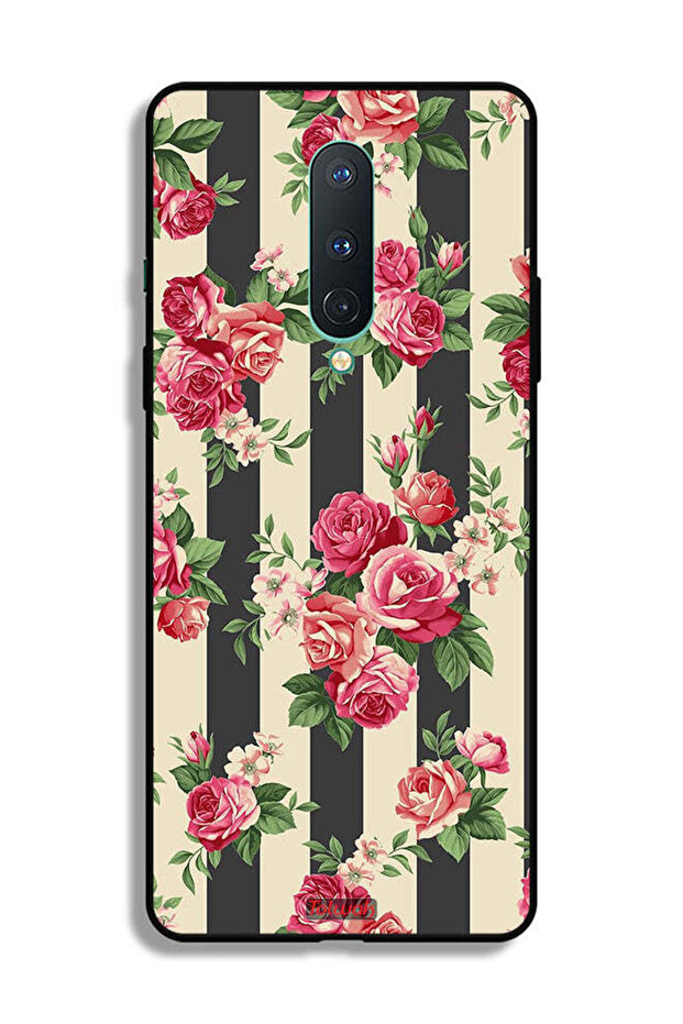 غطاء حماية لهاتف OnePlus 8 بنقشة الورود - 2