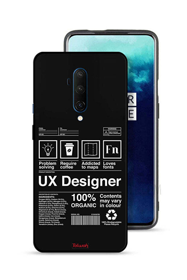OnePlus 7T Pro Protective Case Cover Ux Designer Sticker