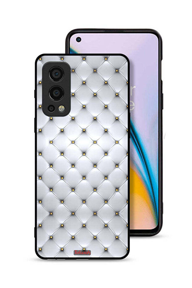 غطاء حماية لهاتف OnePlus Nord 2 5G مطبوع عليه دبابيس على القماش