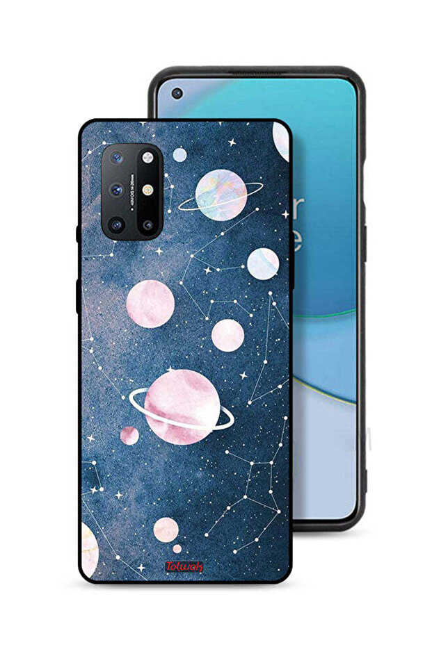 غطاء حماية لهاتف OnePlus 8T 5G برسومات فنية فضائية