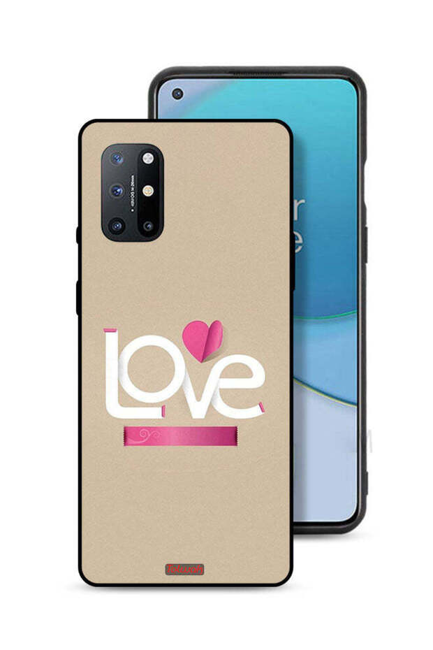 غطاء حماية لهاتف OnePlus 8T 5G برسومات حب فنية