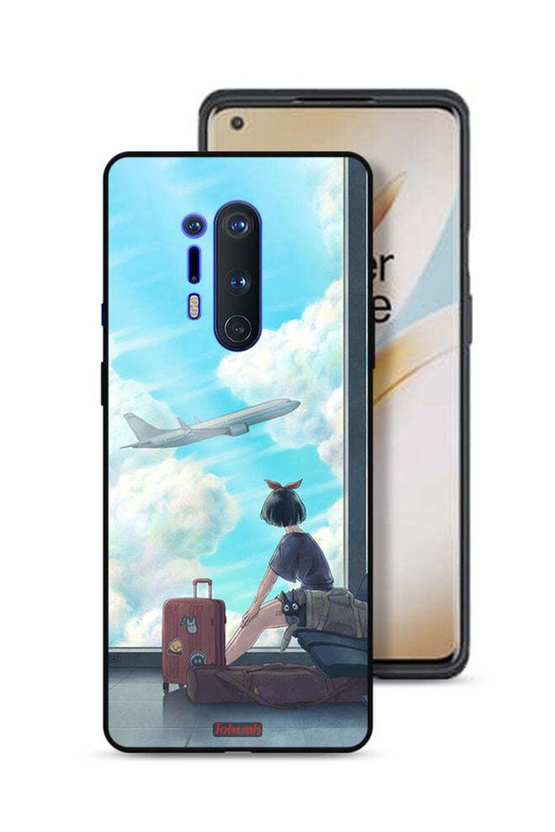 غطاء حماية لهاتف OnePlus 8 Pro بتصميم فن السفر