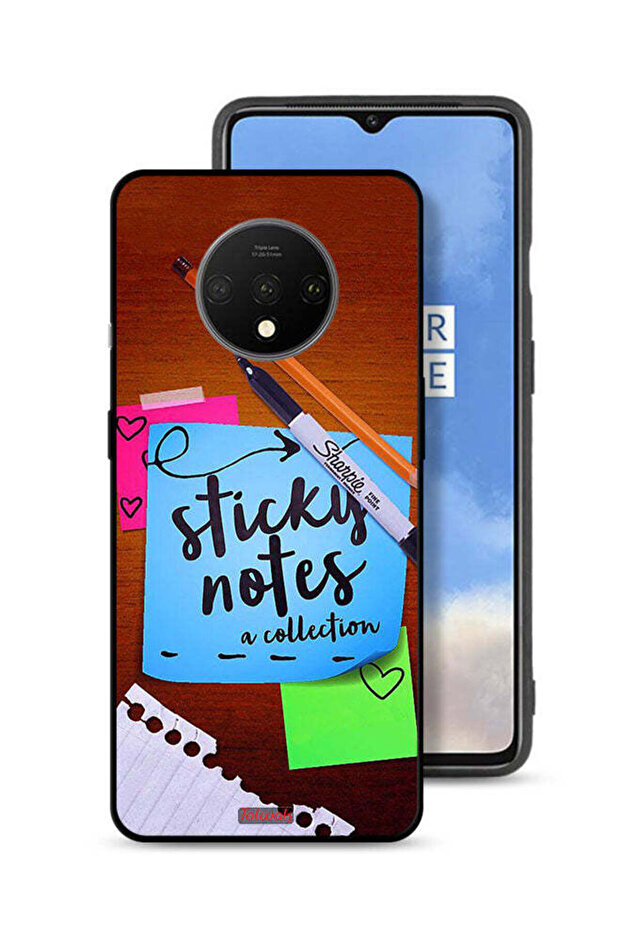 OnePlus 7T Protective Case Cover Sticky Notes