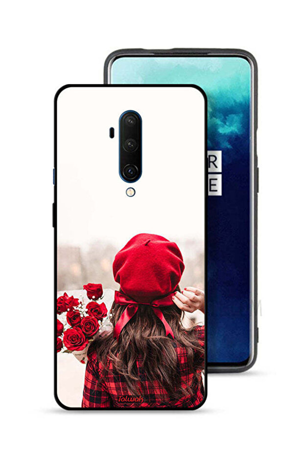 OnePlus 7T Pro Protective Case Cover Holding Flowers