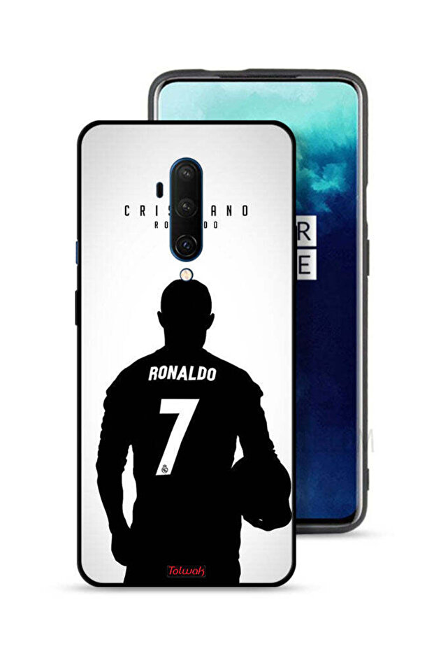 غطاء حماية لهاتف OnePlus 7T Pro بقناع كريستيانو رونالدو
