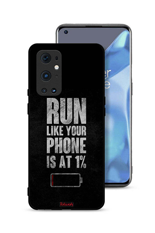 OnePlus 9 Pro 5G Protective Case Cover Run Like Your Phone Is At 1 Percent