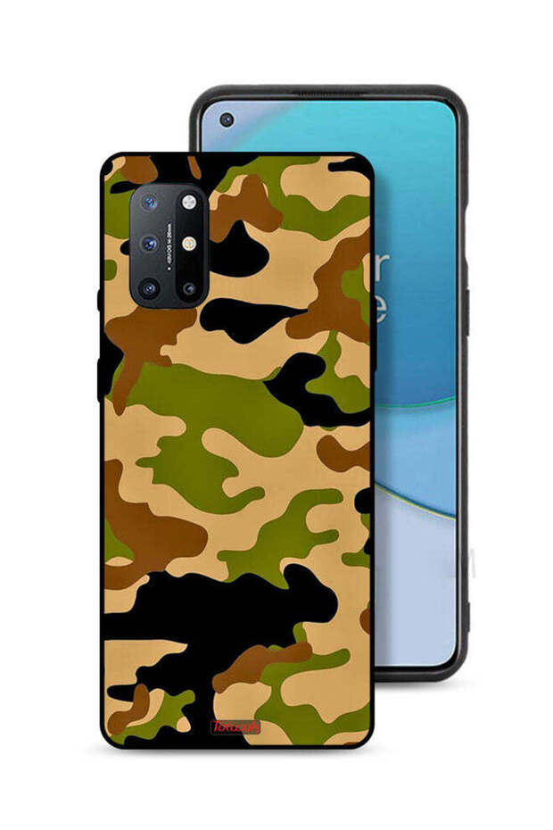 غطاء حماية لهاتف OnePlus 8T 5G بنمط رقمي تجريدي مموه