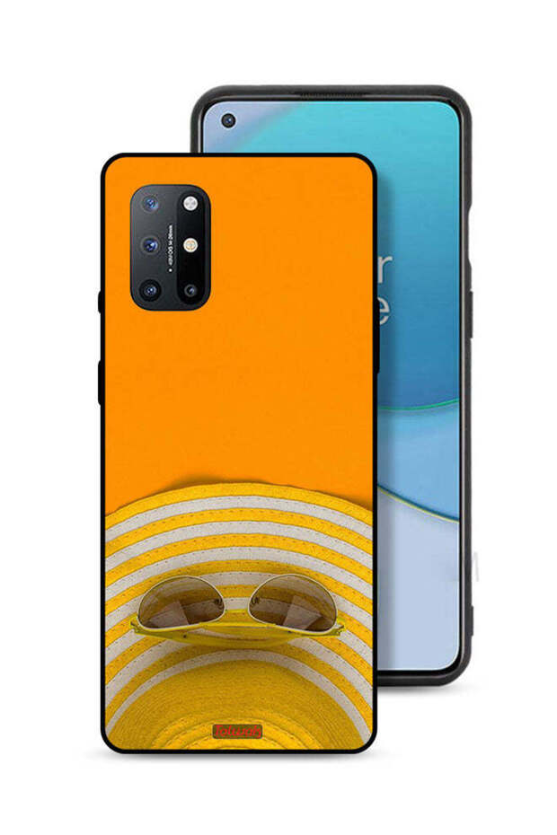 غطاء حماية لهاتف OnePlus 8T Plus 5G مع قبعة ونظارات