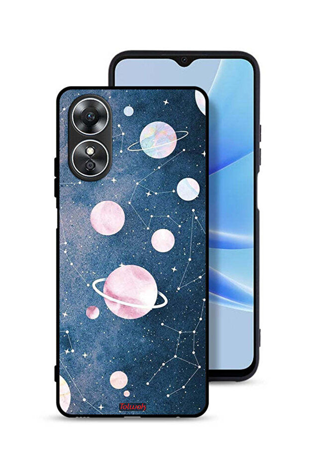 Oppo A17 Protective Case Cover Space Art
