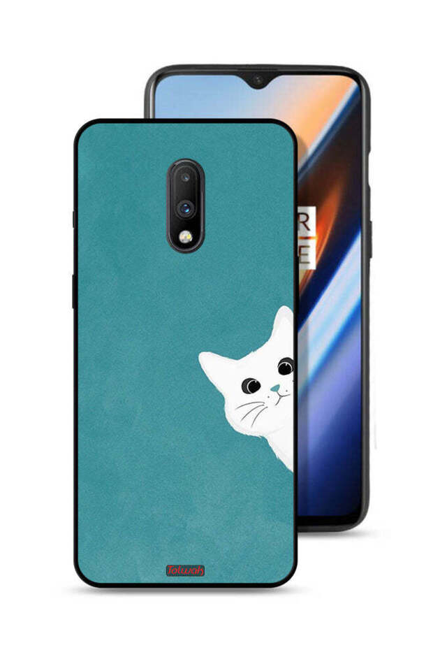 OnePlus 7 Protective Case Cover Cat Appearing