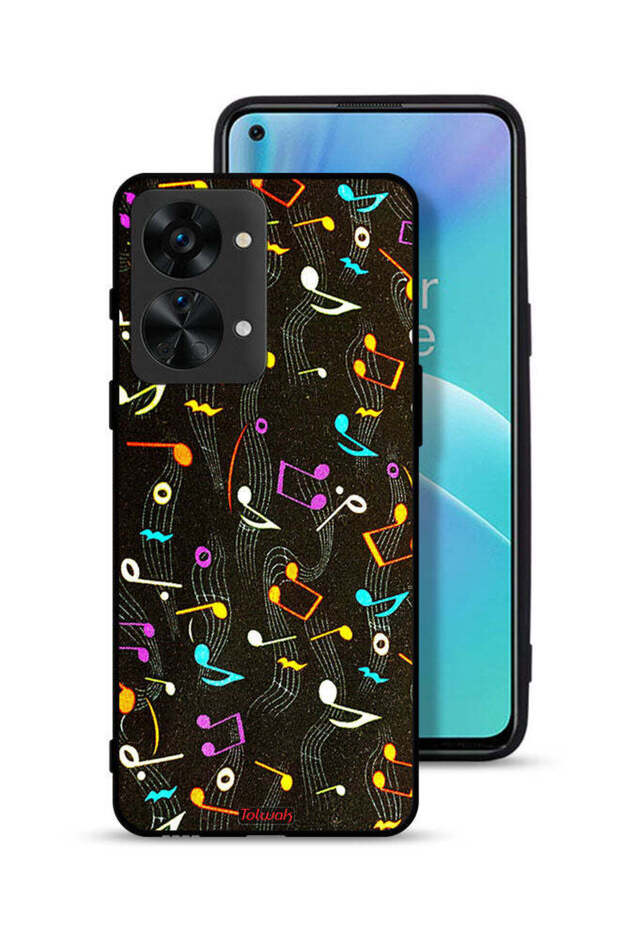 OnePlus Nord 2T 5G Protective Case Cover Music Fabric Pattern