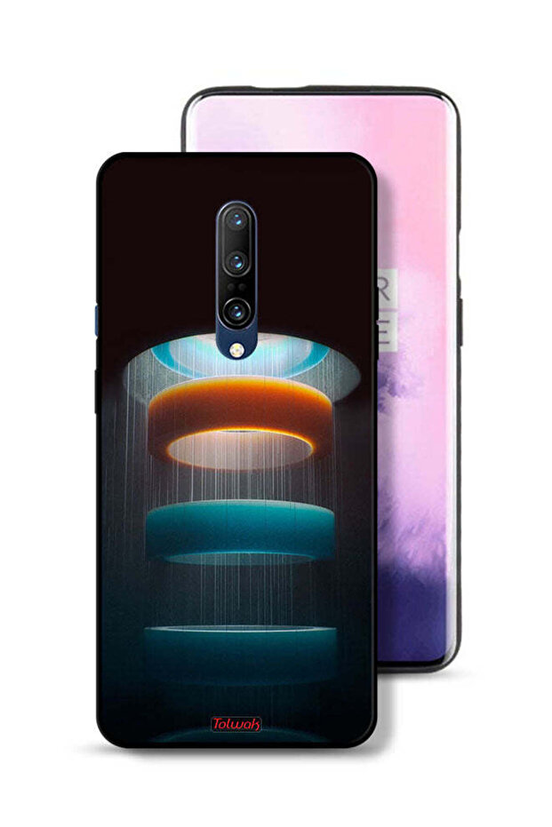 OnePlus 7 Pro Protective Case Cover Rings Art Pattern