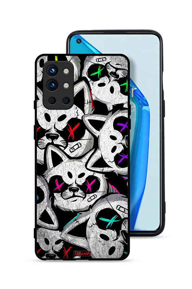 غطاء حماية لهاتف OnePlus 9R 5G بنقشة قطط مارشميلو