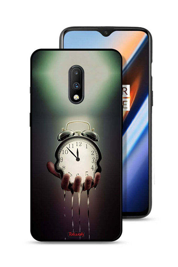 OnePlus 7 Protective Case Cover Clock - 1