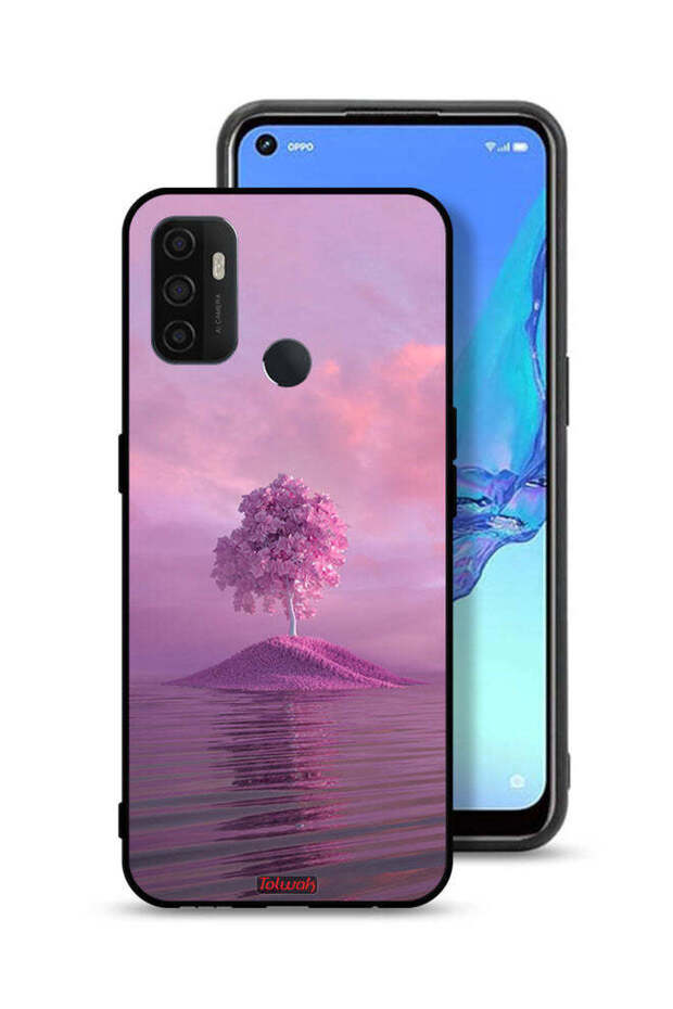 غطاء حماية لهاتف Oppo A32 - شجرة - Unsplash