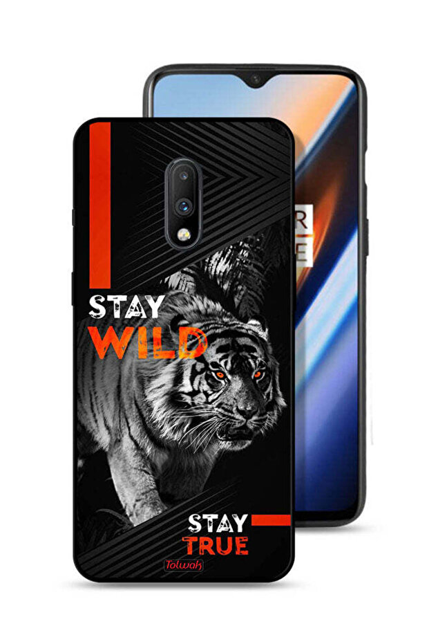 OnePlus 7 Protective Case Cover Stay Wild Stay True