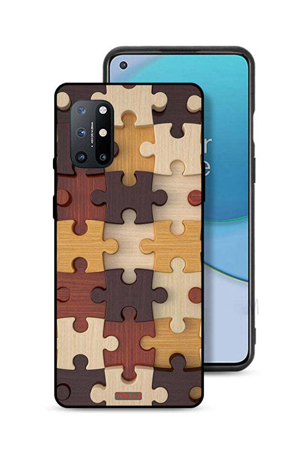 غطاء حماية لهاتف OnePlus 8T 5G بنمط خشبي