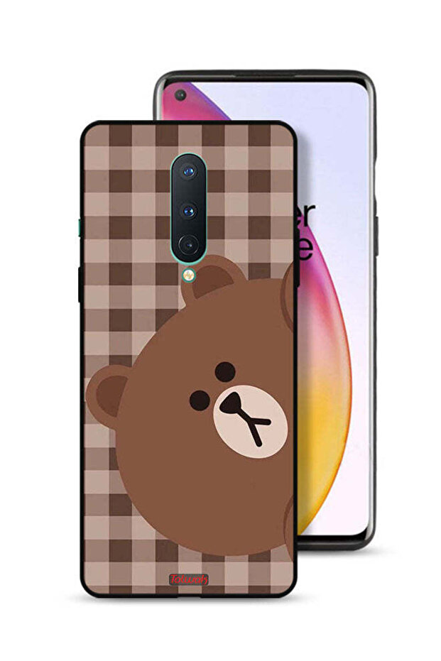 غطاء حماية لهاتف OnePlus 8 على شكل دب تيدي