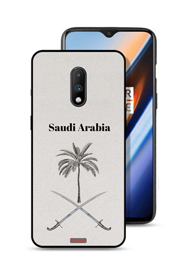 OnePlus 7 Protective Case Cover Kingdom Of Saudi Arabia Sign Art