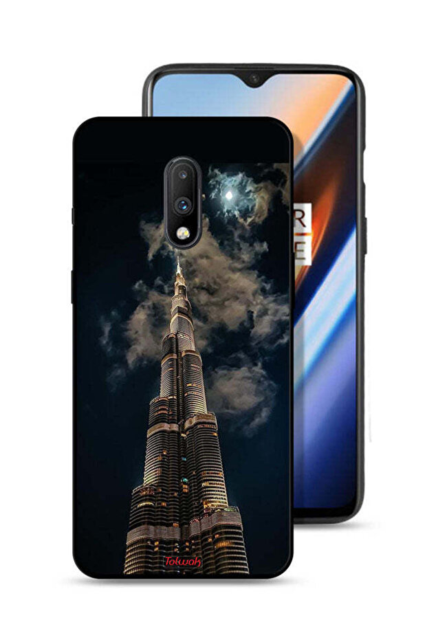 OnePlus 7 Protective Case Cover Burj Khalifa In Night