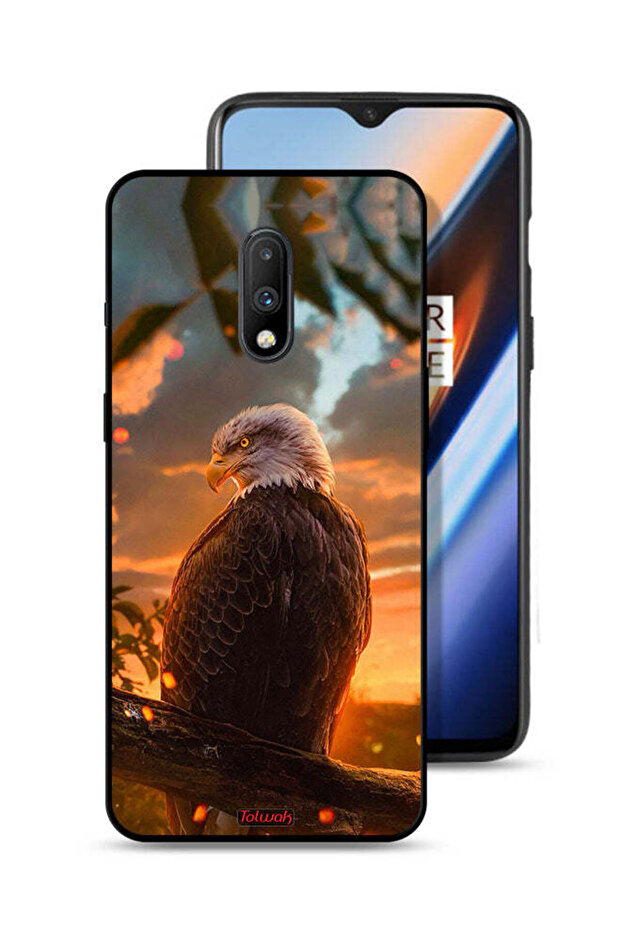 غطاء حماية لهاتف OnePlus 7 بتصميم النسر - 1