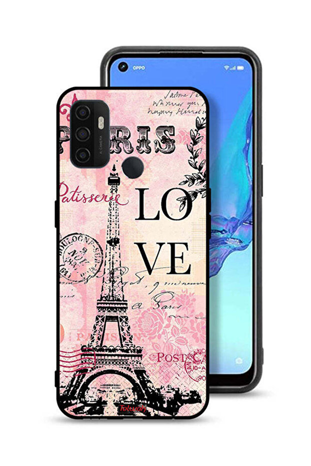 غطاء حماية لهاتف Oppo A32 - باريس لوف