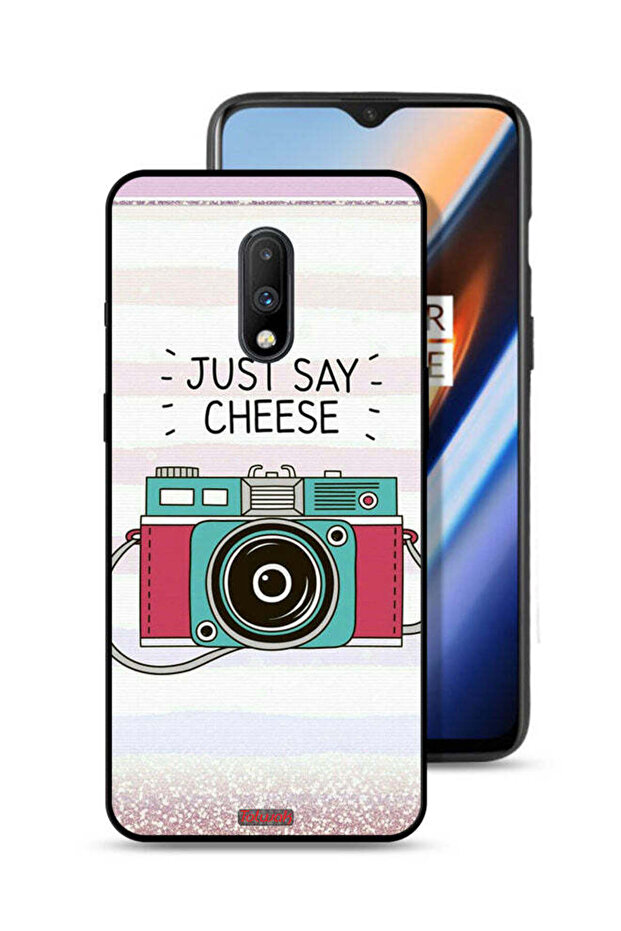 OnePlus 7 Protective Case Cover Just Say Cheese