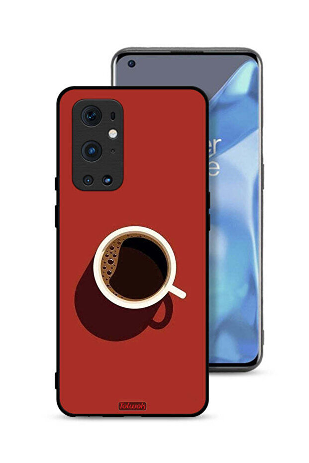 غطاء حماية لهاتف OnePlus 9 Pro 5G بتصميم فنجان قهوة