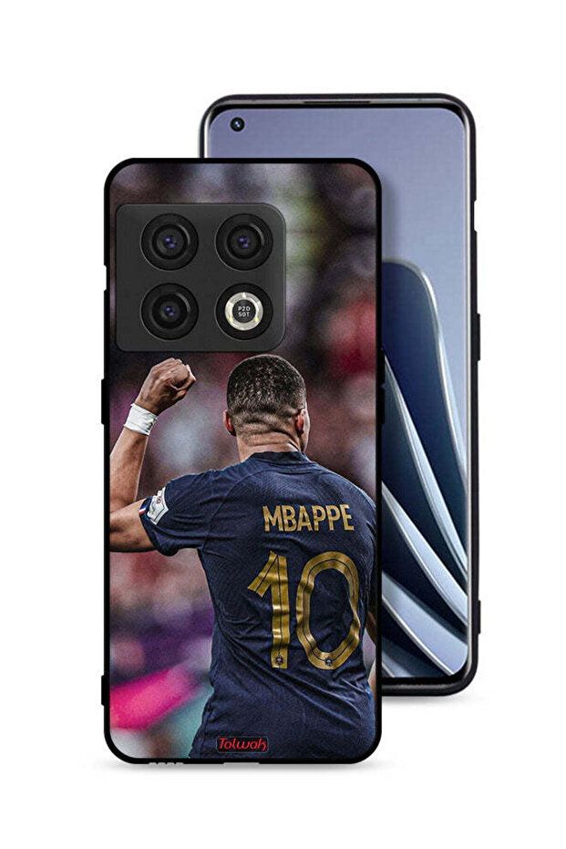 غطاء حماية لهاتف OnePlus 10 Pro 5G بتصميم Mbappe 10