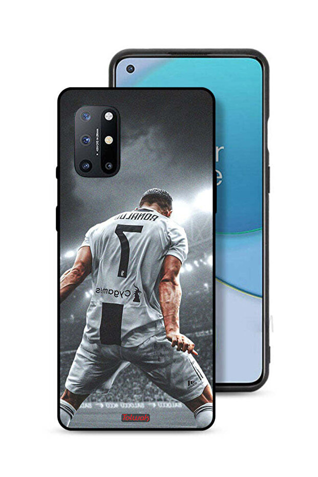 غطاء حماية لهاتف OnePlus 8T Plus 5G بطبعة احتفال كريستيانو رونالدو