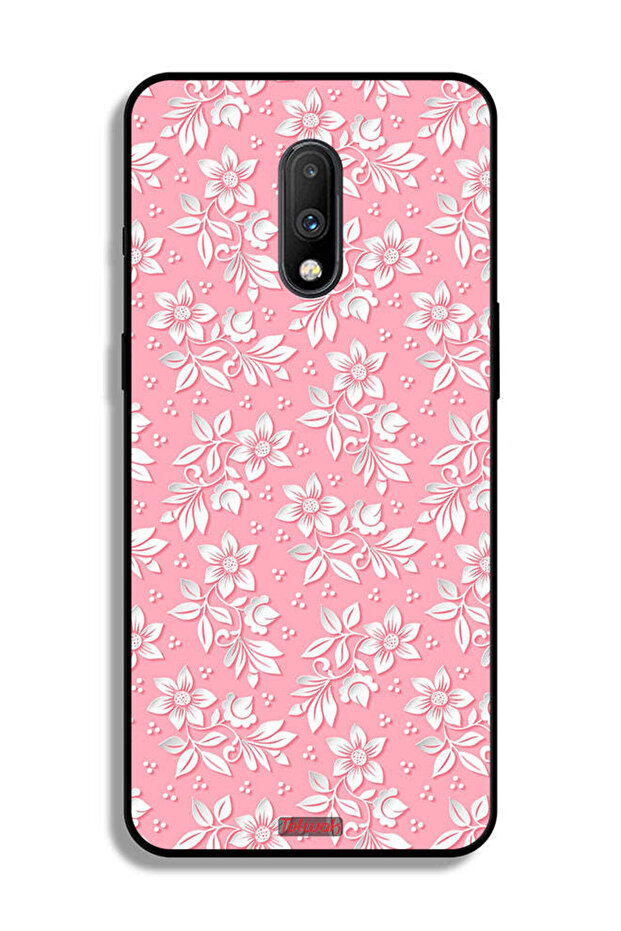 غطاء حماية لهاتف OnePlus 7 بنمط خلفية زهور - 2