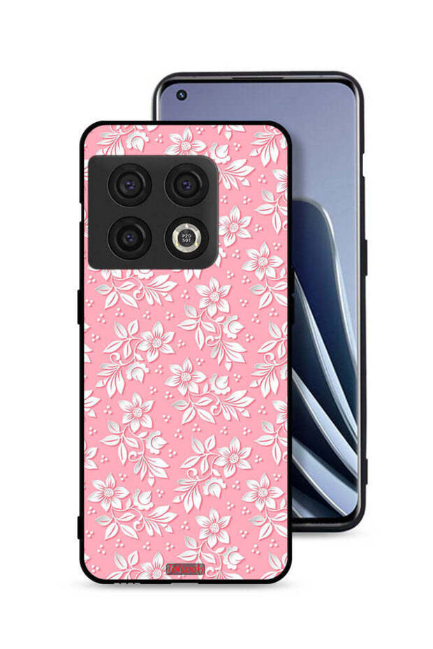 غطاء حماية لهاتف OnePlus 10 Pro 5G بنمط خلفية زهور