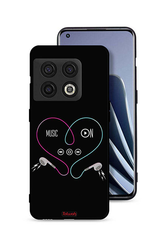 غطاء حماية لهاتف OnePlus 10 Pro 5G مع موسيقى