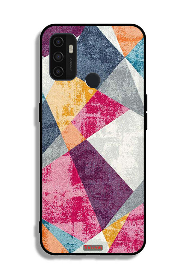 غطاء حماية لهاتف Oppo A32 بنمط طلاء - 2