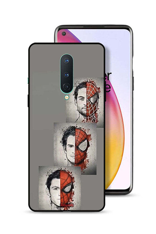 غطاء حماية لهاتف OnePlus 8 برسومات سبايدر مان