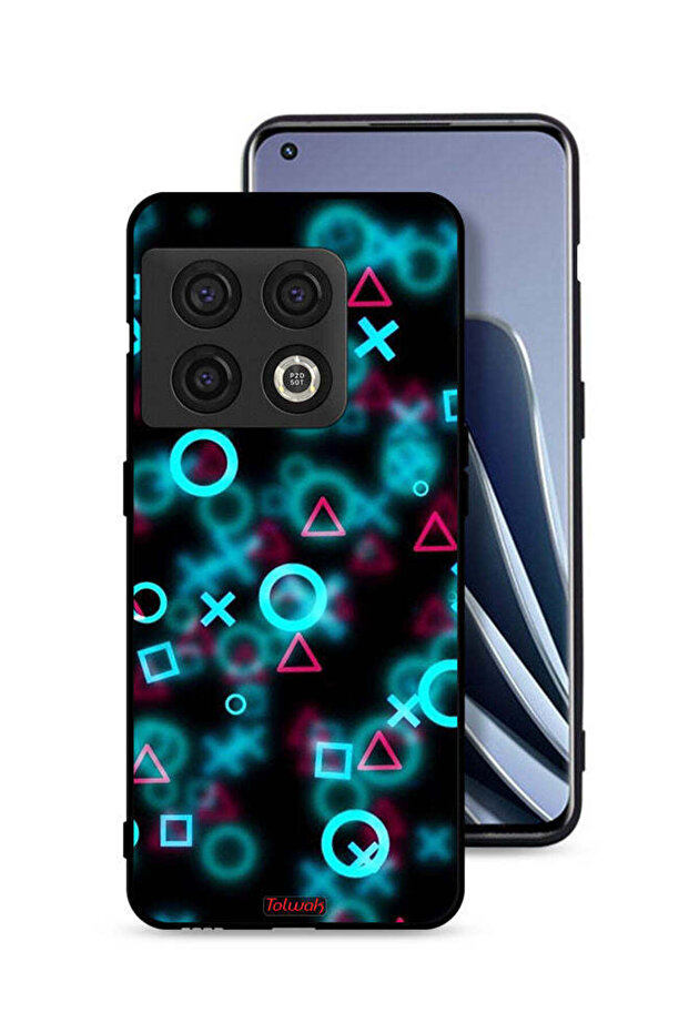 غطاء حماية لهاتف OnePlus 10 Pro 5G برسومات أيقونات لعبة الحبار الصغيرة