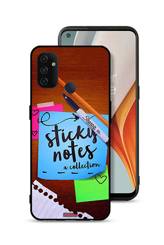 غطاء حماية واقٍ لهاتف OnePlus Nord N100 مع ملاحظات لاصقة