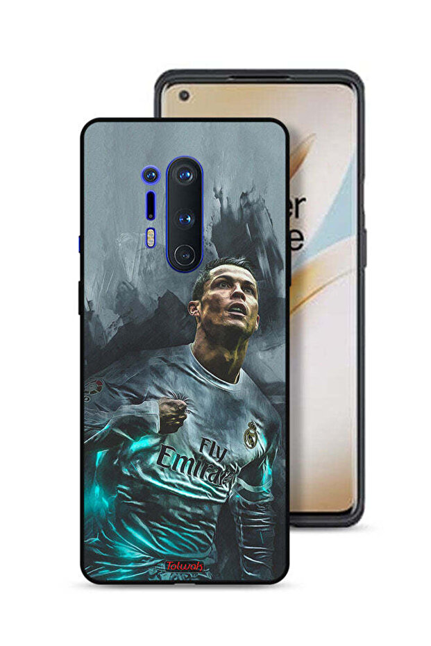 غطاء حماية لهاتف OnePlus 8 Pro برسومات كريستيانو رونالدو