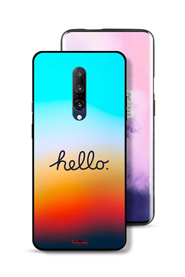 OnePlus 7 Pro Protective Case Cover Hello