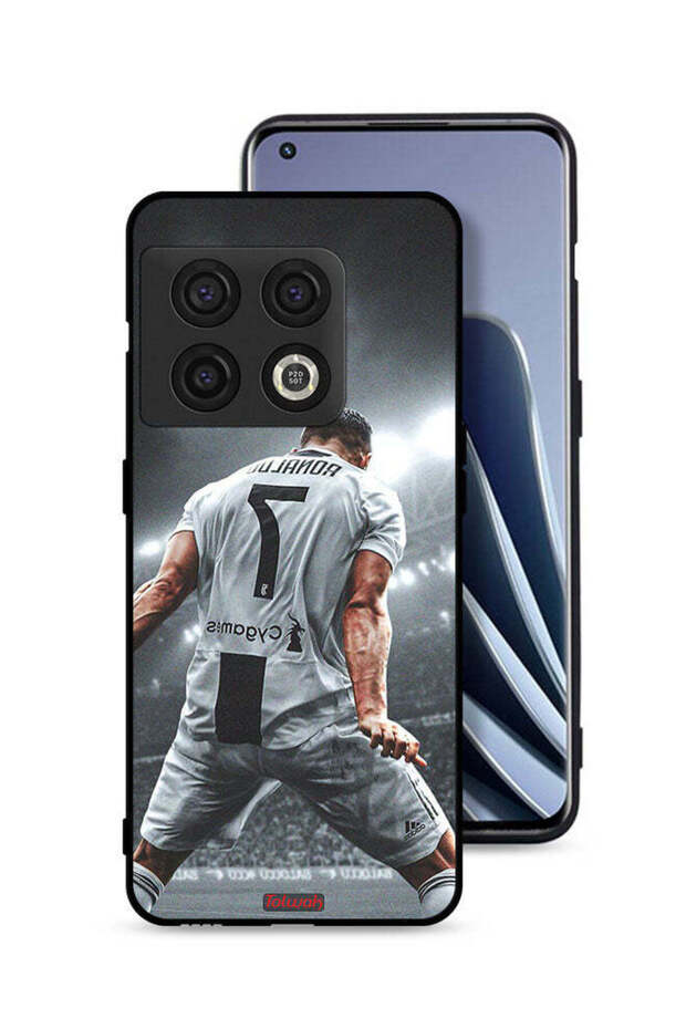 غطاء حماية لهاتف OnePlus 10 Pro 5G بطبعة احتفال كريستيانو رونالدو