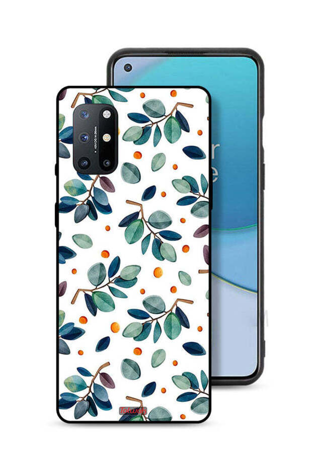 غطاء حماية لهاتف OnePlus 8T Plus 5G بأوراق الشجر