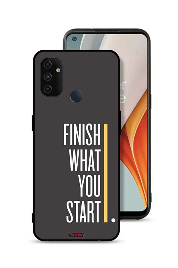 OnePlus Nord N100 Protective Case Cover Finish What You Start