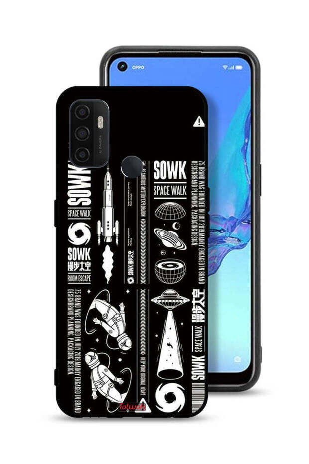 غطاء حماية Oppo A32 ملصق Sowk Space Walk