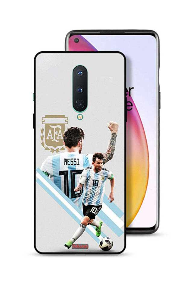 غطاء حماية لهاتف OnePlus 8 برسومات ليو ميسي